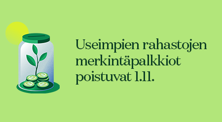 Piirroskuva kolikoista hillopurkissa.
